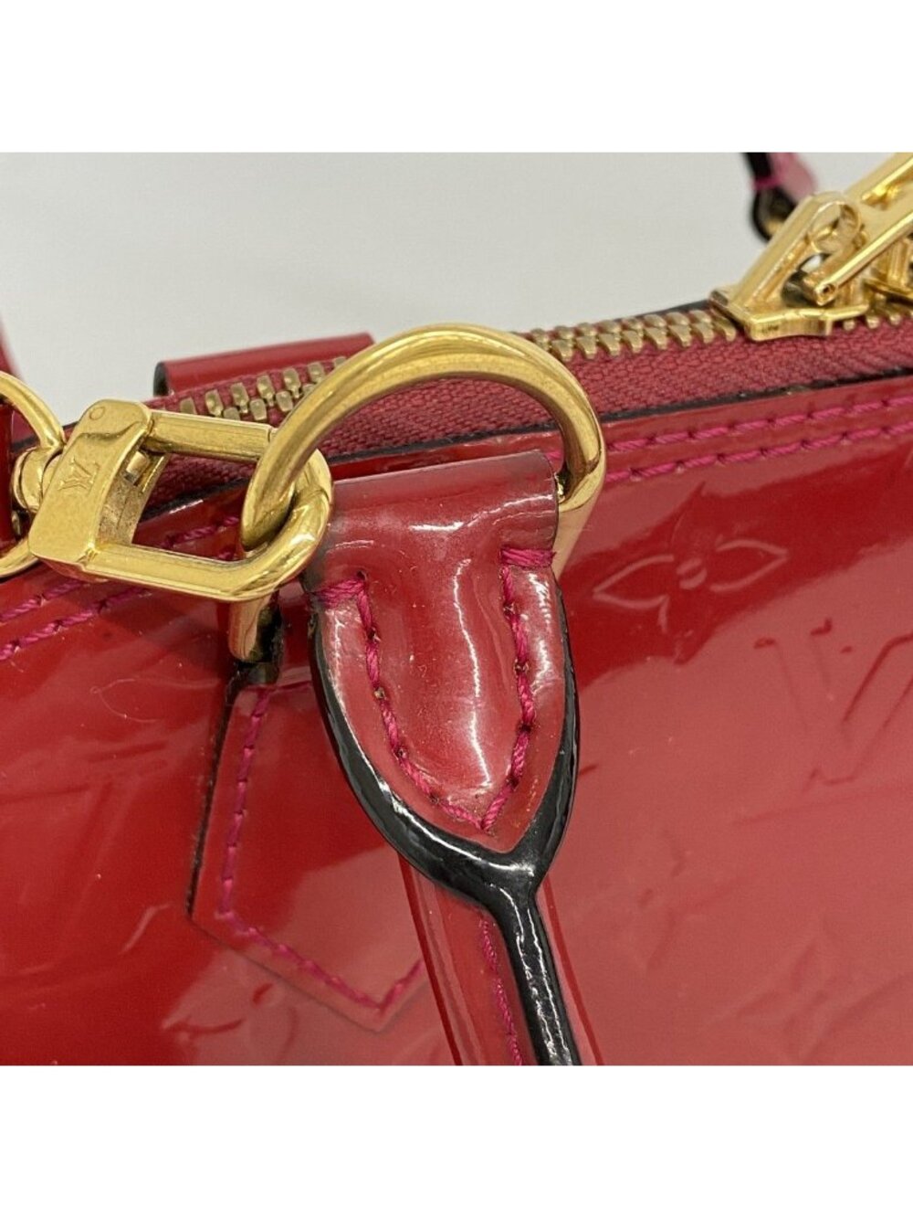 Louis Vuitton Handbag Vernis Alma BB Rose Indien 2-Way Bag - Picture 8 of 10